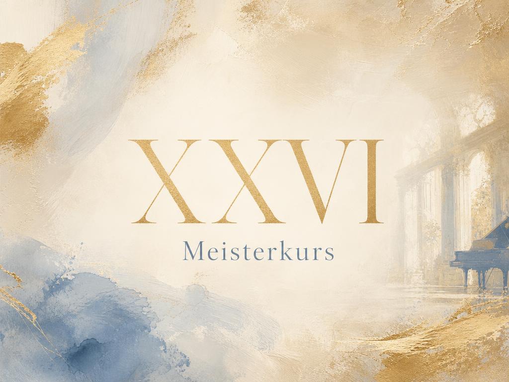 XXVI International Masterclass for Pianists